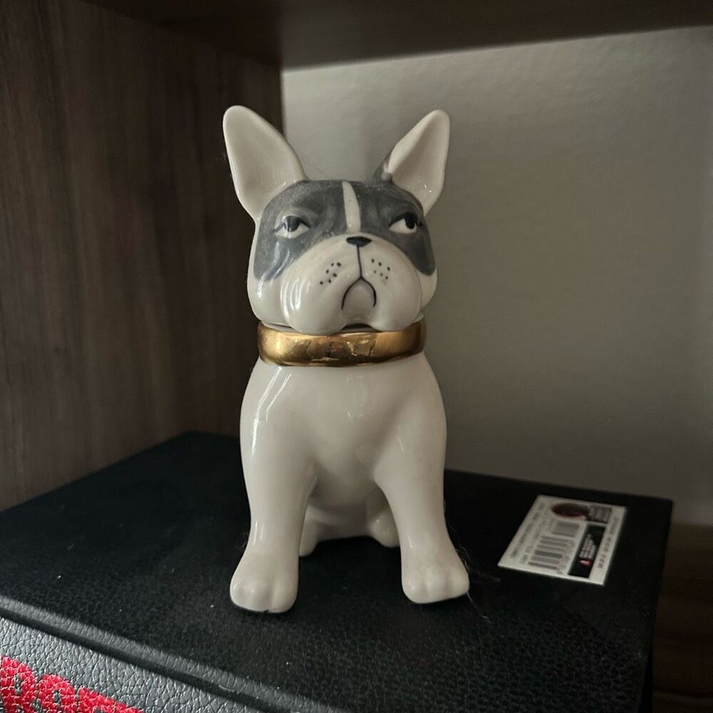 Anthropologie Bulldog Spice Jar New